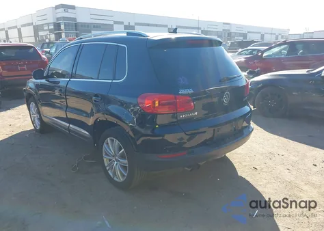 2012 Volkswagen Tiguan Se из США, поврежденный, VIN WVGAV7AX8CW521460